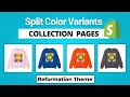 How To Show Variants As Separate Products On Shopify REFORMATION THEME No App