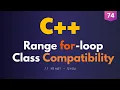 74 - How to Make Range for loop Compatible With Your Class in C Urdu Hindi