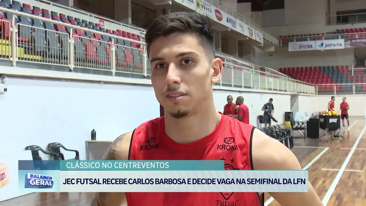 Clássico no Centreventos: JEC Futsal recebe Carlos Barbosa e decide vaga na semifinal da LFN