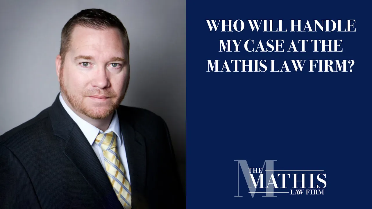 Who will handle my case at the Mathis Law Firm?