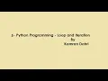 5 - Python Programming