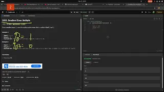Leetcode easy problem 2413 Smallest Even Multiple devops python practice