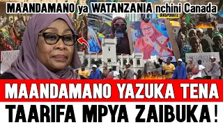 Maandamano Yazuka Leo Watanzania Nchini Canada Waandamana Kutetea Haki Kwa Waliouwawa Tarehe 29 
