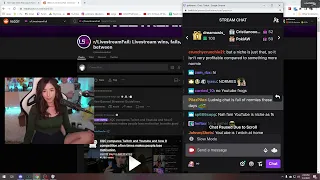 pokimane on ludwig chat