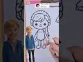 Riley Tocaboca Coloring Page