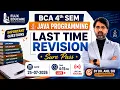 Class 1 BCA 4th Sem JAVA Programming Important Questions Last Time Revision Sure Pass RU