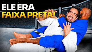 Colocamos um FAIXA PRETA INFILTRADO em uma aula de JIU JITSU