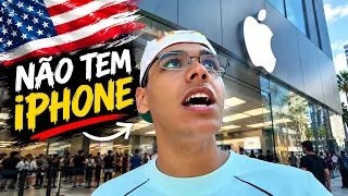 NÃO TEM IPHONE NA APPLE DOS EUA😱 (tentei comprar)