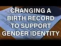 HB 2673 Change a birth record to support gender identity