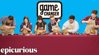 Dropout s Game Changer Cast Test Their Basic Culinary Skills Epicurious