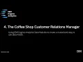 IBM Cognos Analytics Coffee Shop Demo - Data Modules