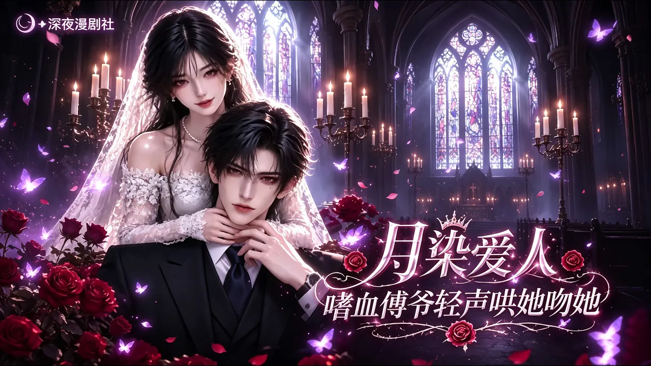 The moon bathes her in love, while the bloodthirsty Master Fu softly coaxes her, kissing her tenderly