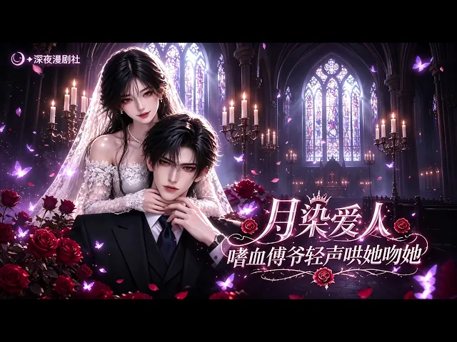 The moon bathes her in love, while the bloodthirsty Master Fu softly coaxes her, kissing her tenderly