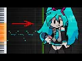 FNF Miku on the piano (Friday Night Funkin mod)