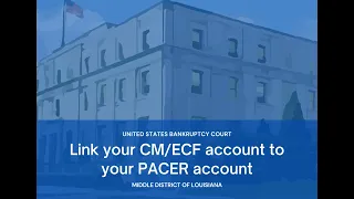 Link Your Account to PACER