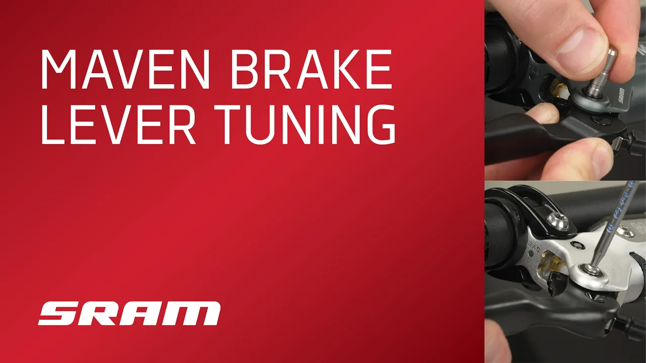  SRAM Maven Brake Lever Tuning
