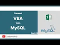 Connect Excel to MySQL Using VBA - Part 02