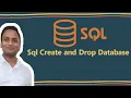 Sql Create and Drop statement How to Create and Delete database In SQL