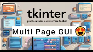 Create Tabs in Python Tkinter Notebook Widget Tutorial Multi-Page GUI