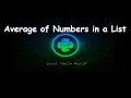 How to Calculate Average of Numbers in a List GENERAL PYTHON PROGRAMMING QUESTIONS