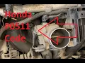 How to Fix Honda P0511 Code Idle Air Control IAC Valve Circuit Malfunction