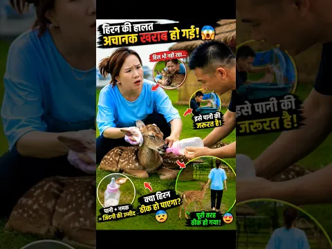क्या पति पत्नी हिरन को बचा पाएंगे #youtubeshorts #shortvideo #trendingshorts