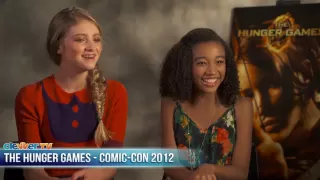 The Hunger Games Willow Shields Amandla Stenberg Talk DVD Release