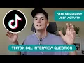 TikTok ByteDance SQL Interview Question for Data Scientists and Data Analysts StrataScratch 2145
