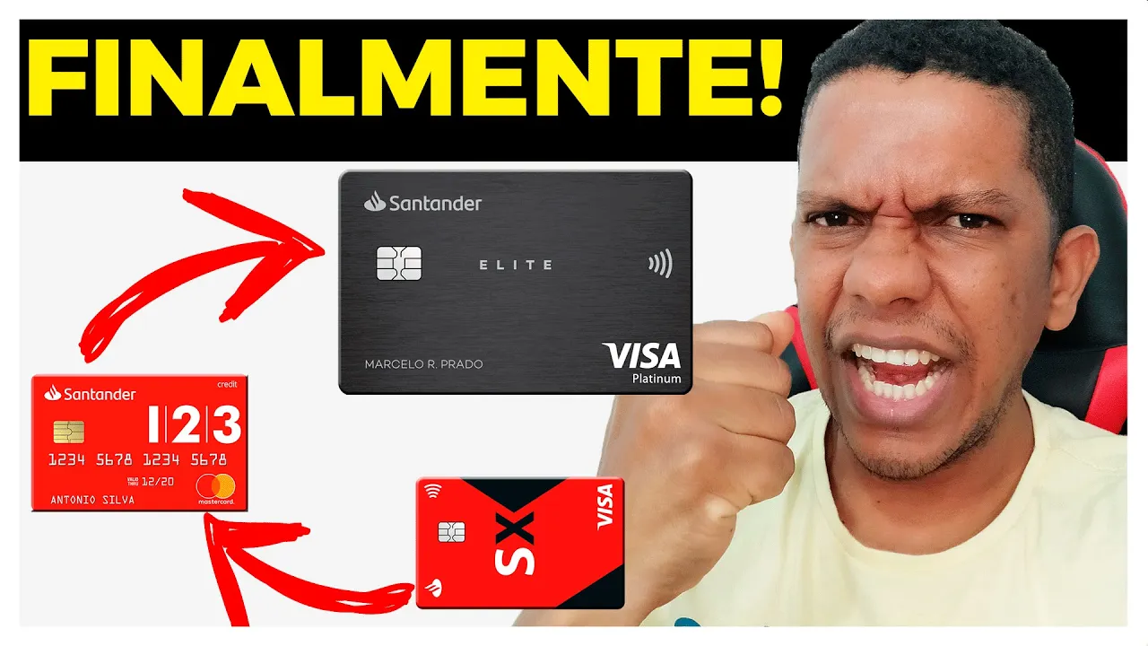 CARTÃO SANTANDER ELITE PLATINUM finalmente CHEGOU o meu (veja como fui APROVADO e qual LIMITE)