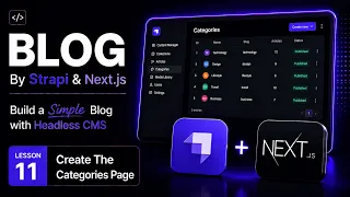 Simple Blog By Strapi & Next.js #11 - Create Categories Page