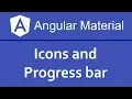 Angular Material Tutorial in Hindi Icons and Progress bar