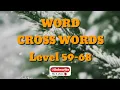 WORD CROSSWORDS LEVEL 59-68 GAMES Analyn Talosa Vlog