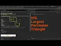 Leetcode Daily Challenge 976 Largest Perimeter Triangle 28 Sep 2025 DevOps Python Practice