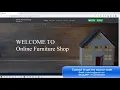 Online Furniture Shop Project in Java using JSP and Servlet with source code and project report