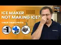Refrigerator Ice Maker Not Working - Top 3 Reasons Fixes