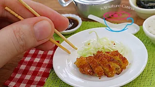 Download KATSUDON TINY FOOD COOKING | Miniature Cooking | KITCHEN SET TOYS SET MP3