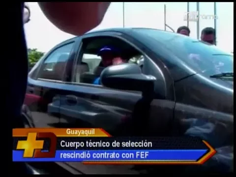 Cuerpo técnico de selección rescindió contrato con FEF