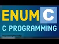 C Programming Tutorial for Beginners 30 - Enumeration in C Enum in C How to use enums in C