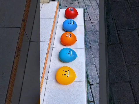 😄 Happy Emoji Balloon Color 😁