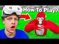 Teaching Cruz How To Play Gorilla Tag