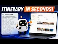 How to Create Stunning Travel Itineraries Fast with Planis ai AI Travel Planner Tutorial