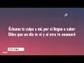 Alleh & Yorghaki - la culpa (track 11) (Lyrics/Letra)