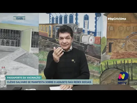 Clésio Salvaro descarta uso de “passaporte vacinação” em Criciúma