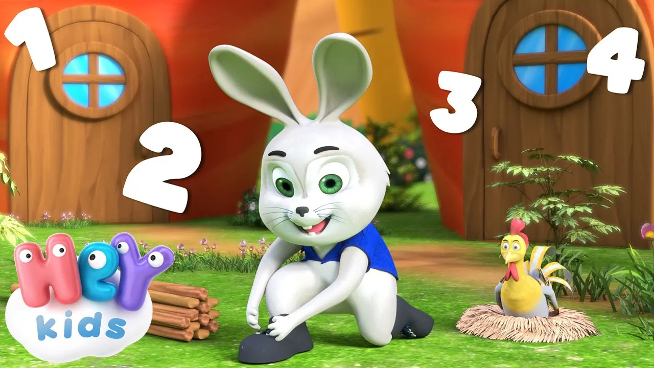 One, Two, Buckle My Shoe song | Counting songs for kids | HeyKids - Nursery Rhymes One, Two, Buckle My Shoe song | Counting songs for kids | HeyKids - Nursery Rhymes