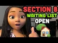 How to get SECTION 8 IMMEDIATELY See CURRENT OPEN Section 8 WAITING LIST 2022