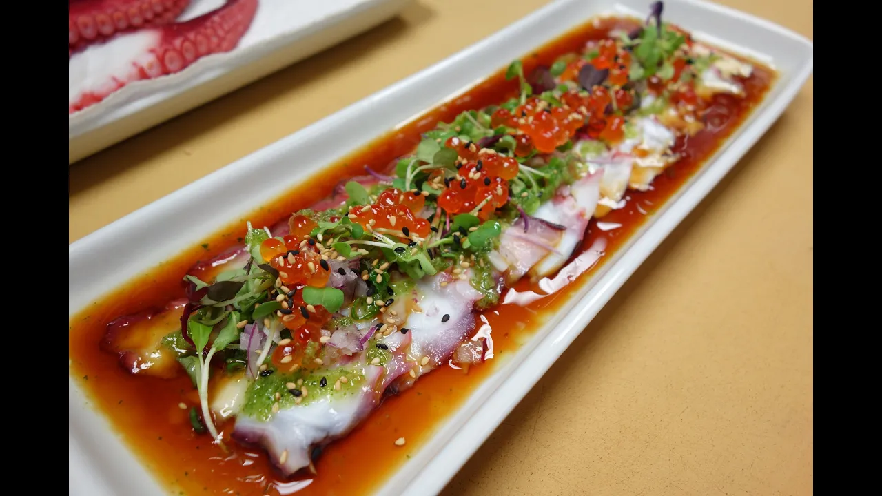 Octopus Carpaccio - How To Make Sushi Series