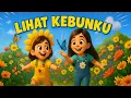 Download Lagu Lihat Kebunku 🌸 Azkiya \u0026 Hayyina Bermain Bunga | Lagu Anak Ceria