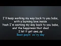 The Spinners Working My Way Back to You Lyrics