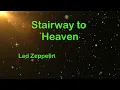 Download Lagu Led Zeppelin - Stairway to Heaven Karaoke