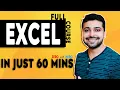 Excel Tutorial For Beginners in Hindi Complete Microsoft Excel Tutorial Basic To Advance